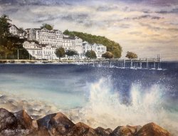 2021-05 Altstadt von Sassnitz auf RÃ¼gen (36x48 cm)